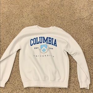 Columbia University sweatshirt